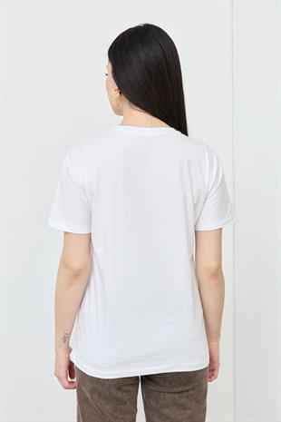 2509 TASLI BASKILI TSHIRT