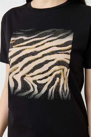 2509 TASLI BASKILI TSHIRT