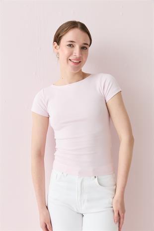 251026 KISA KOLLU DUZ TSHIRT