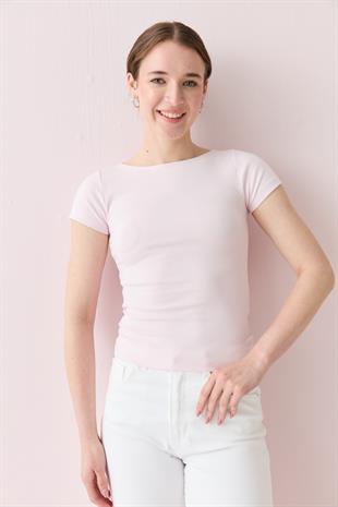 251026 KISA KOLLU DUZ TSHIRT