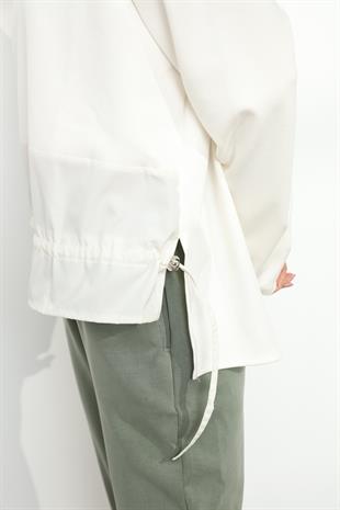 25325 ALTI PARASUT DETAYLI BLUZ