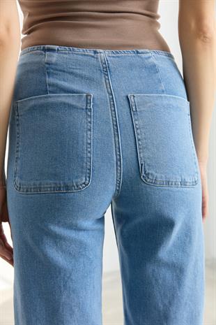 25704 ONU CEPLI KOT PANTOLON