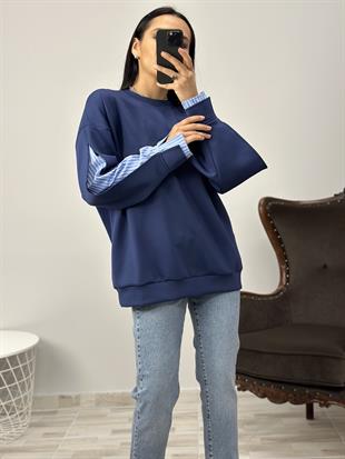 2842 KOLU DETAYLI SWEAT