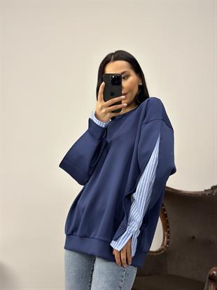 2842 KOLU DETAYLI SWEAT