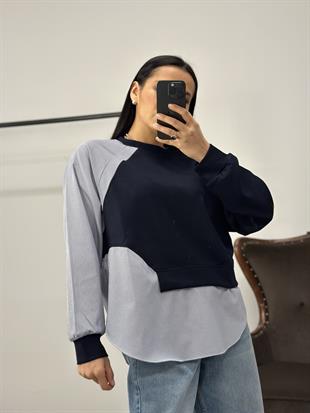 2845 YANI POPLIN SWEAT