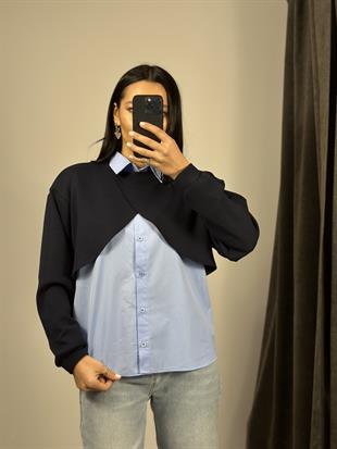 2873 BOLERO DETAYLI GOMLEK