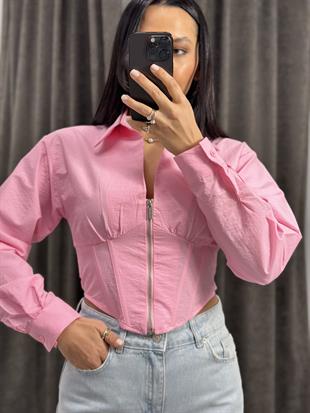 2884 FERMUAR DETAYLI GOMLEK