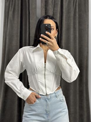 2884 FERMUAR DETAYLI GOMLEK