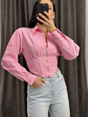 2884 FERMUAR DETAYLI GOMLEK