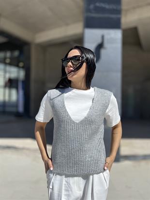 2908 SUVETER DETAYLI TSHIRT