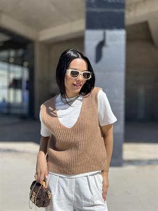 2908 SUVETER DETAYLI TSHIRT