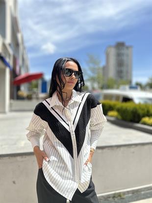 2914 DANTEL DETAYLI GOMLEK