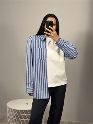 2916 GOMLEK DETAYLI TSHIRT