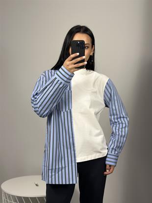 2916 GOMLEK DETAYLI TSHIRT