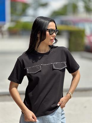 2930 CEP VE TAS DETAYLI TSHIRT