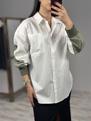 2971 COLOUR BLOCK MIXLI GOMLEK