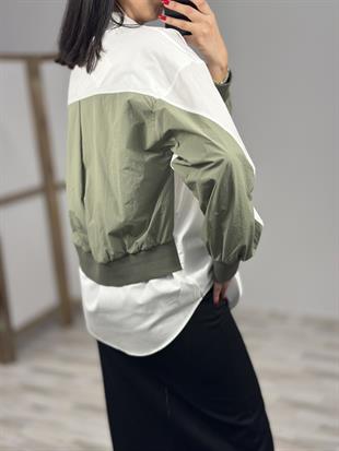 2971 COLOUR BLOCK MIXLI GOMLEK