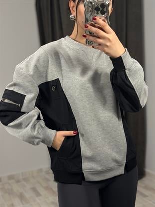 2984 TEKNIK KUMAS MIX INTERLOCK SWEAT