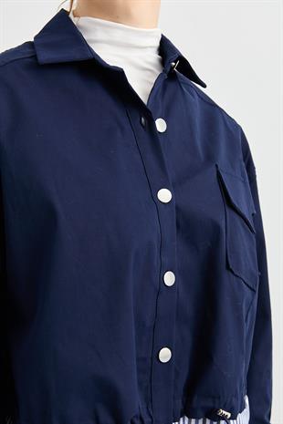 3004 PARKA KUMAS GARNILI CEKET