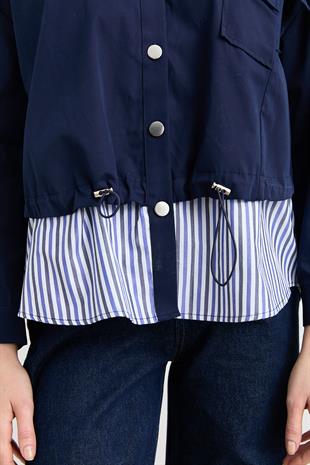 3004 PARKA KUMAS GARNILI CEKET