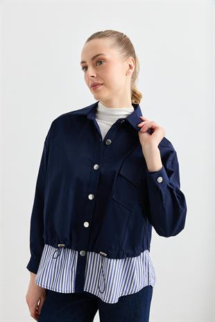 3004 PARKA KUMAS GARNILI CEKET