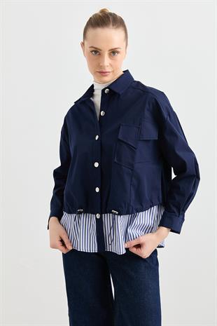 3004 PARKA KUMAS GARNILI CEKET