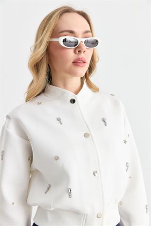 3018 TAS ISLEMELI NEOPREN BOMBER