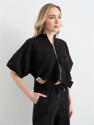 3035 CONTRAST GROGRENLI SWEATSHIRT TAKIM