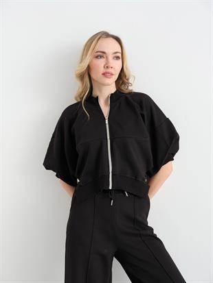 3035 CONTRAST GROGRENLI SWEATSHIRT TAKIM