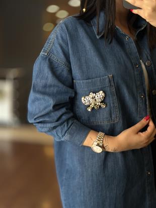 30505 CEP TAS DETAYLI GOMLEK