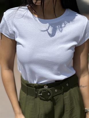 30719 BISIKLET YAKA TSHIRT