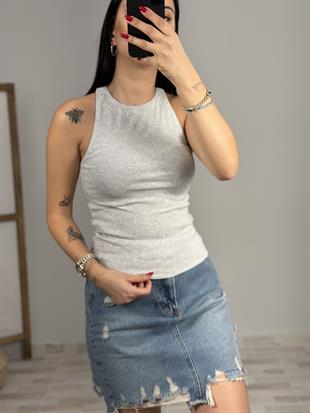 30997 HALTER YAKA TOP