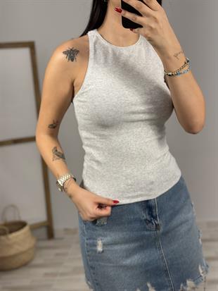 30997 HALTER YAKA TOP