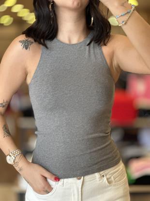 30997 HALTER YAKA TOP
