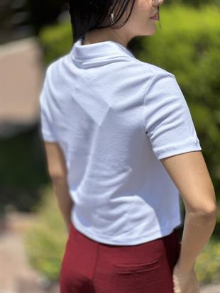 31006 POLO YAKA NAKIS DETAYLI T-SHIRT