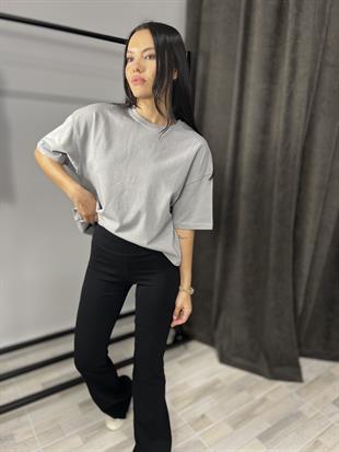 31017 KISA KOLLU PAMUKLU TSHIRT
