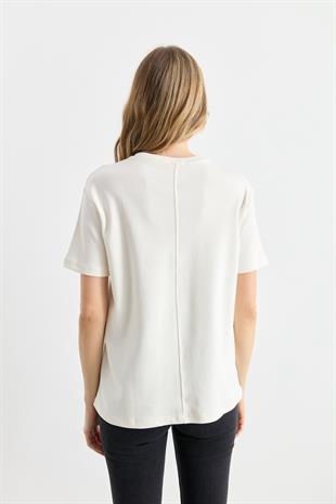31218 DIKIS DETAYLI TSHIRT