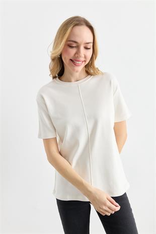 31218 DIKIS DETAYLI TSHIRT
