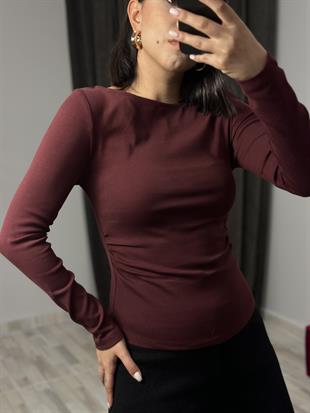 31401 BUZGULU KAYIK YAKA TOP