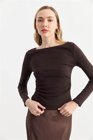 31401 BUZGULU KAYIK YAKA TOP