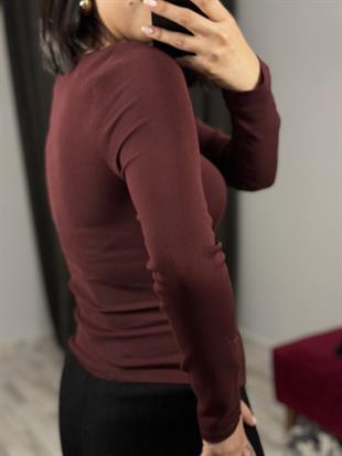 31401 BUZGULU KAYIK YAKA TOP