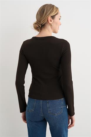 31548 DUGME DETAYLI BUZGULU TOP