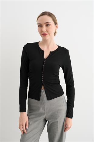 31548 DUGME DETAYLI BUZGULU TOP
