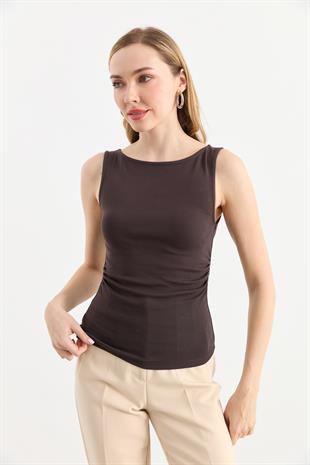 31589 BUZGULU KAYIK YAKA TOP