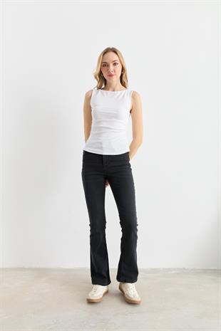 31589 BUZGULU KAYIK YAKA TOP