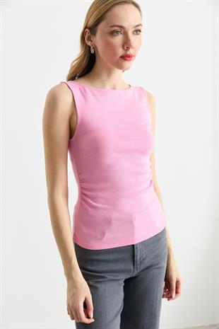 31589 BUZGULU KAYIK YAKA TOP