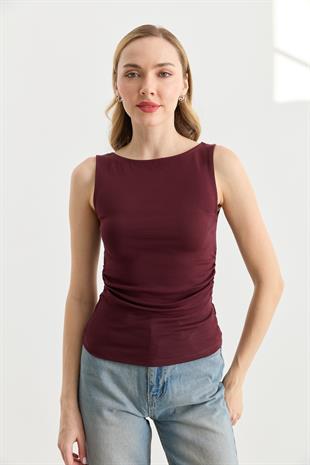 31589 BUZGULU KAYIK YAKA TOP
