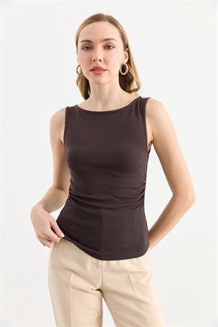 31589 BUZGULU KAYIK YAKA TOP