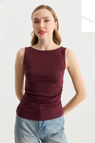 31589 BUZGULU KAYIK YAKA TOP