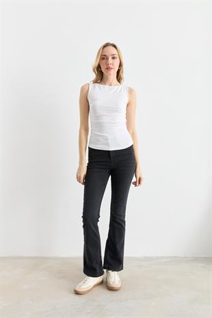 31589 BUZGULU KAYIK YAKA TOP
